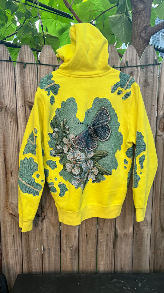 Yellow Nike / Butterfly Blanket